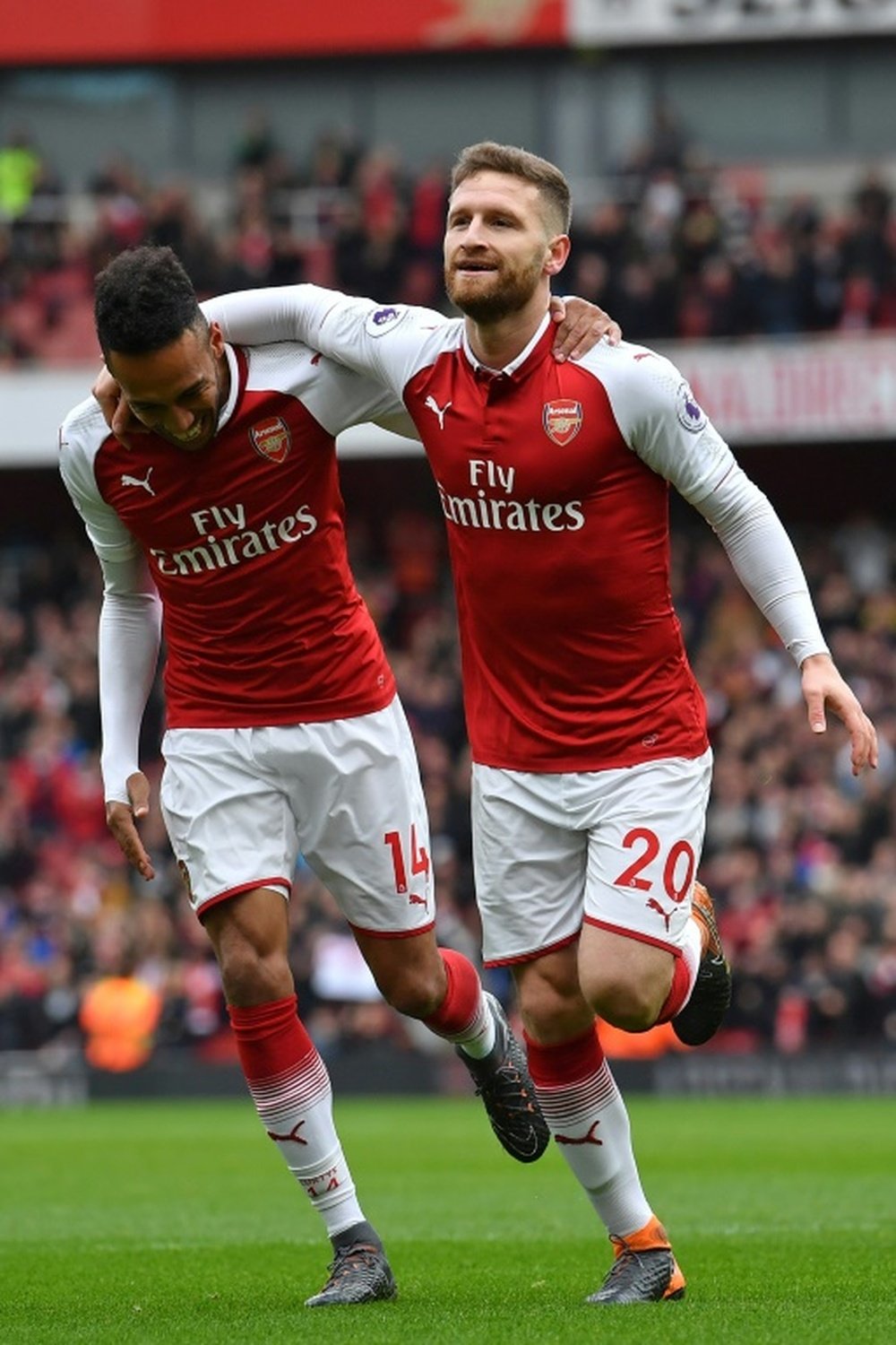 Mustafi scored his first European goal. AFP