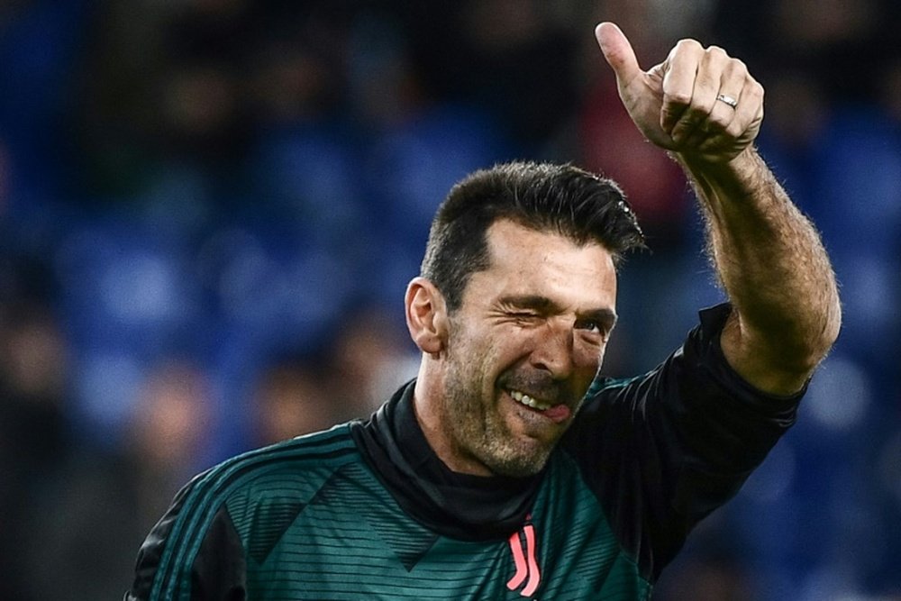 Buffon repasó la actualidad de la Juventus. AFP