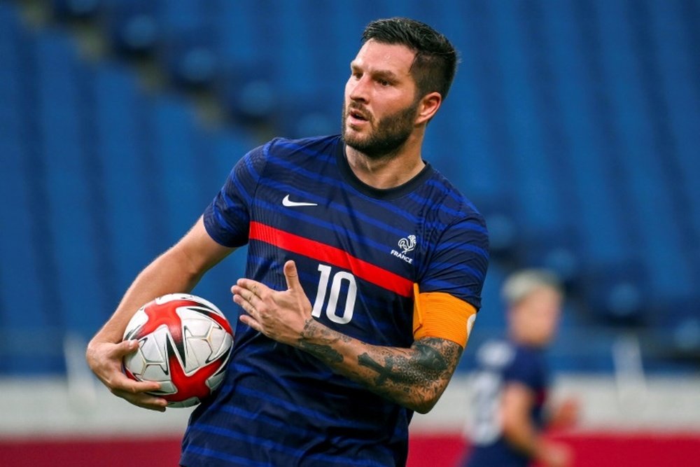Gignac confesó que quiere que Messi gane la Copa del Mundo. AFP