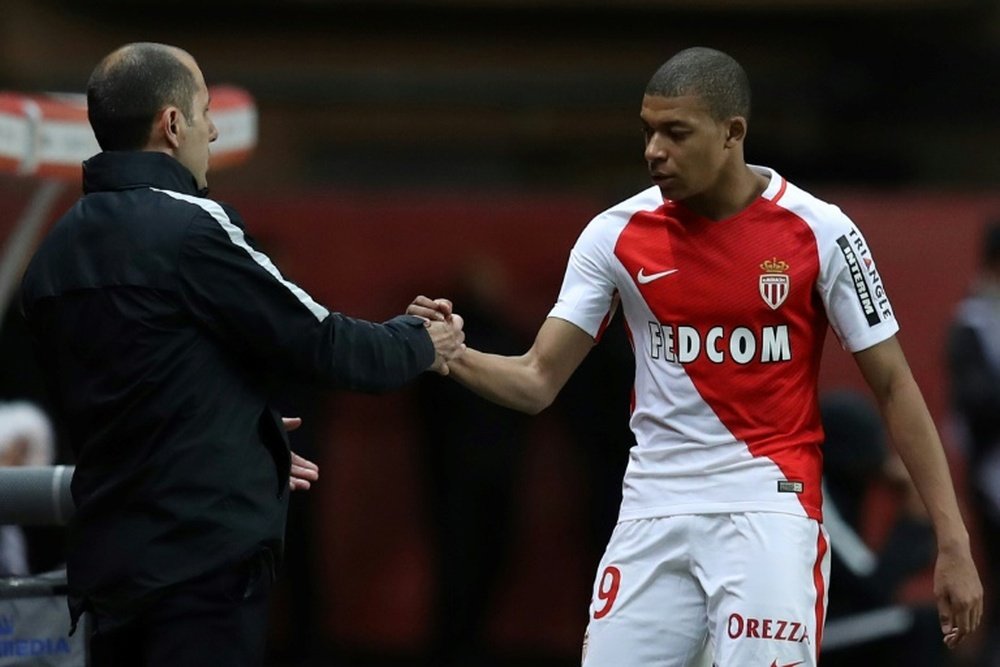 Monaco n'a pas puni Kylian Mbappé. AFP