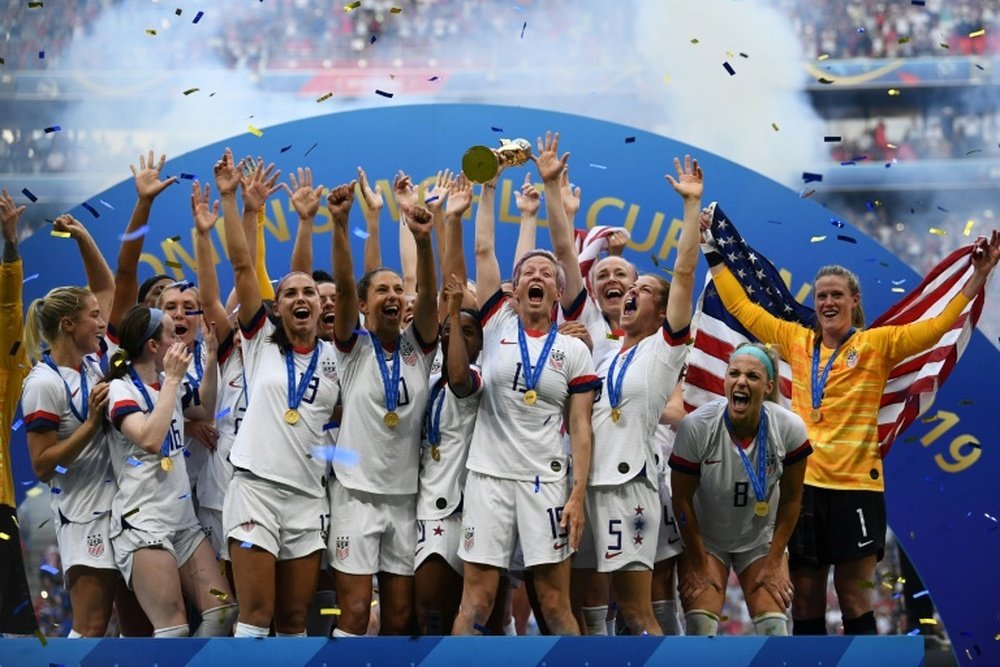 Estados Unidos conquistaram Copa do Mundo Feminina da França. AFP