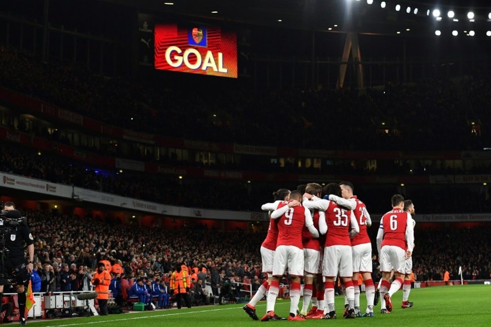Arsenal est l'autre finaliste de cette Coupe de la Ligue anglaise. AFP