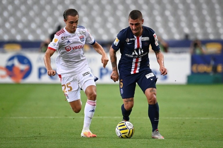 Verratti blessé et presque forfait contre l'Atalanta. AFP