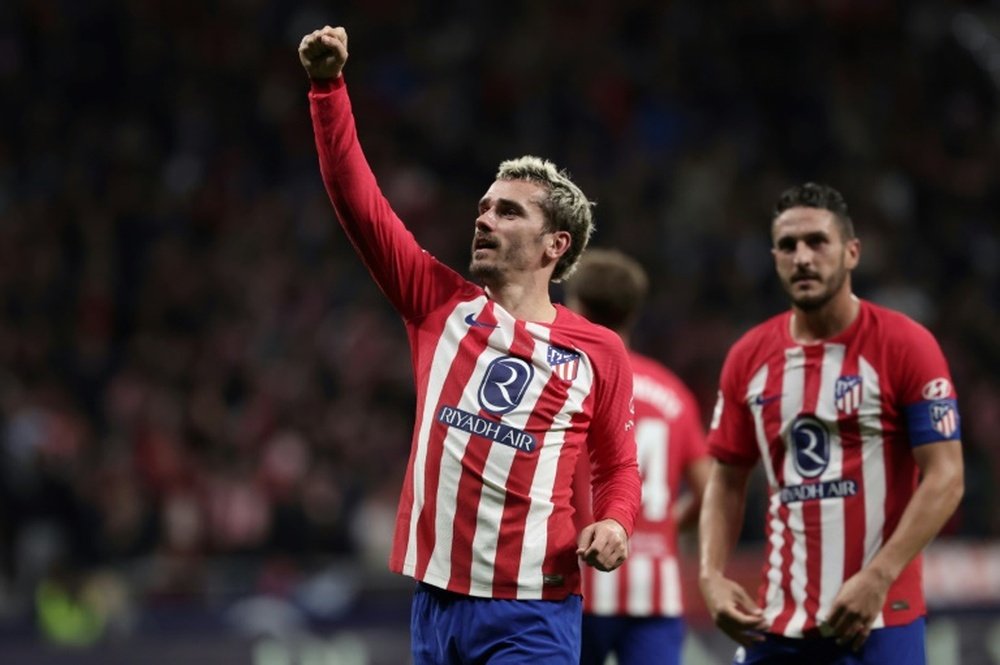 Antoine Griezmann has scored 12 goals so far this season. AFP