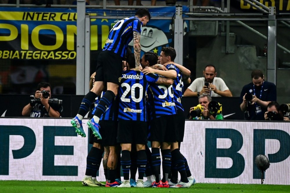 El Inter se juega el título en la última jornada. AFP