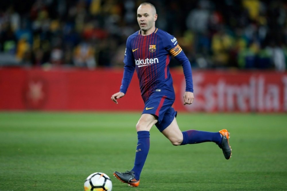 It will be Iniesta's final appearance in Barca colours. AFP