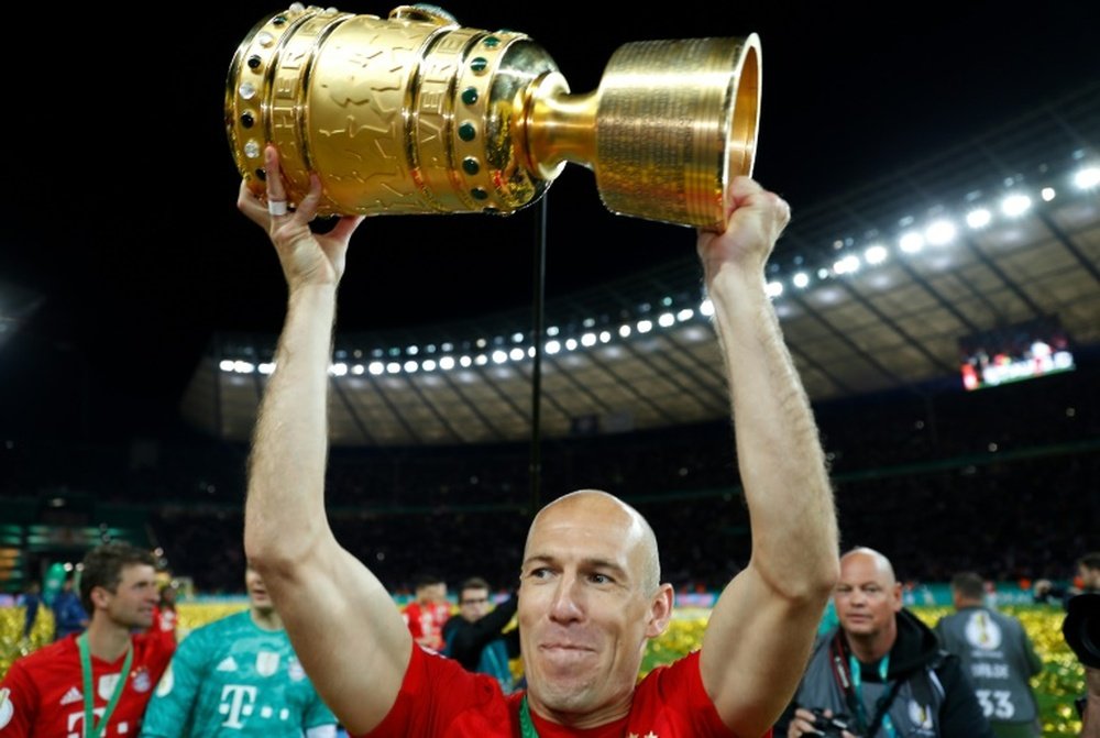 Robben could join Lazio this summer. AFP