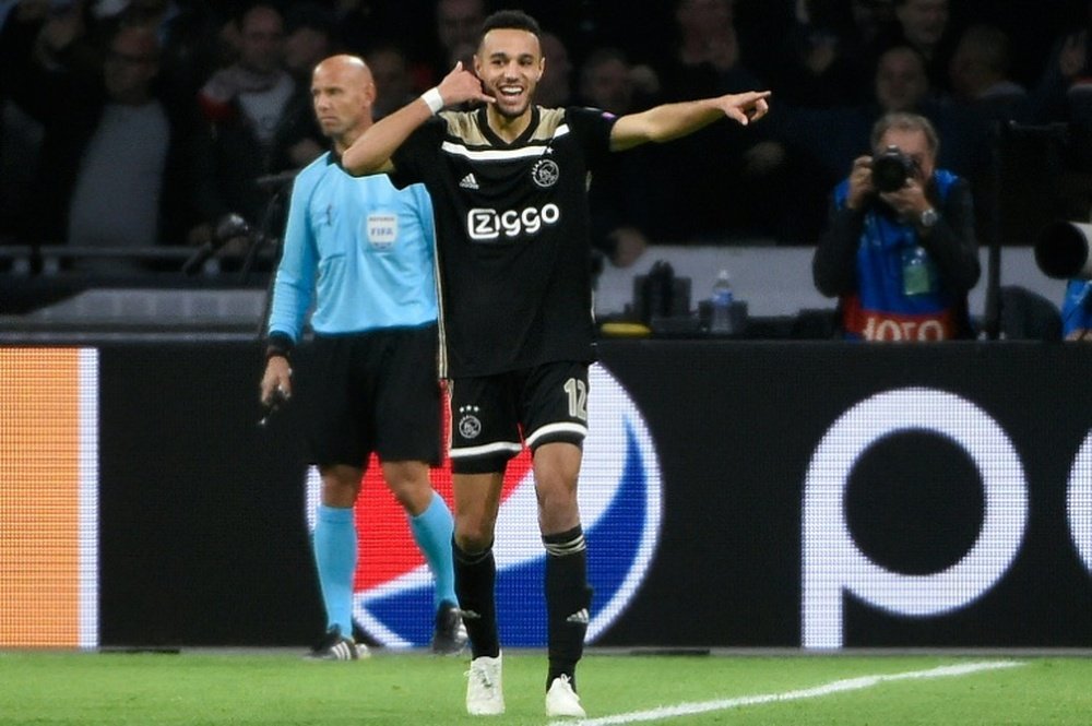 El Ajax anotó siete goles en casa del Excelsior. AFP