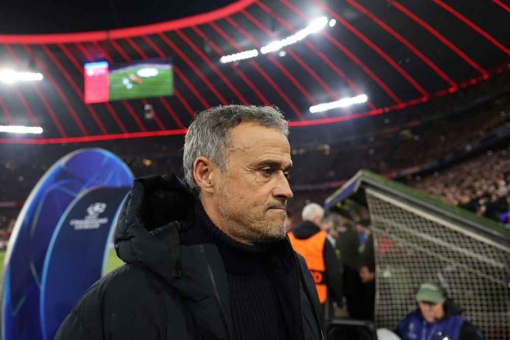 PSG coach Luis Enrique is on the ropes. AFP