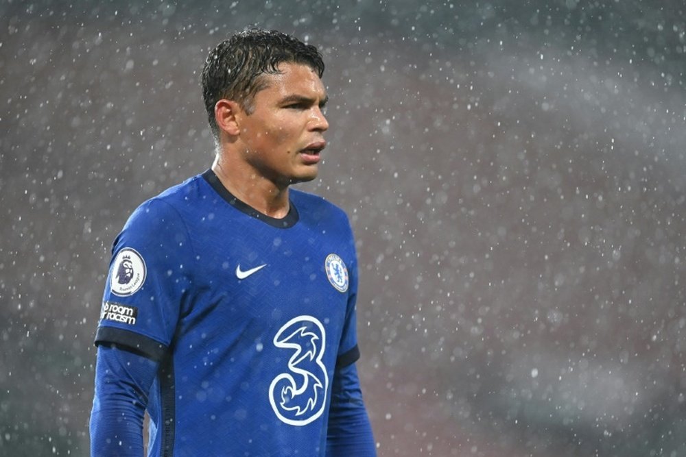 Thiago Silva contro il PSG. AFP