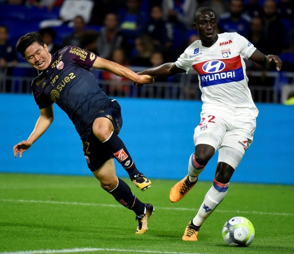 Ferland Mendy seems set to sign for Real Madrid as he awaits his medical. AFP