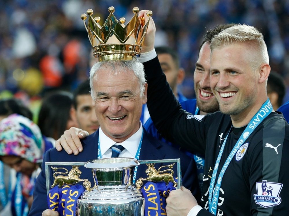 Ranieri foi campeão pelo Leicester, mas não resistiu aos maus resultados na temporada passada. AFP