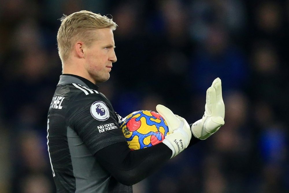 Schmeichel estaría en los planes del Newcastle. AFP
