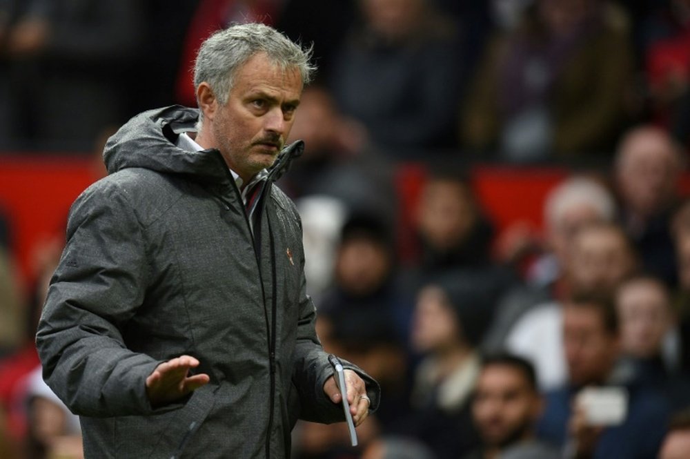 Mourinho believes a lack of winter break puts English clubs at a disadvantage in Europe. AFP