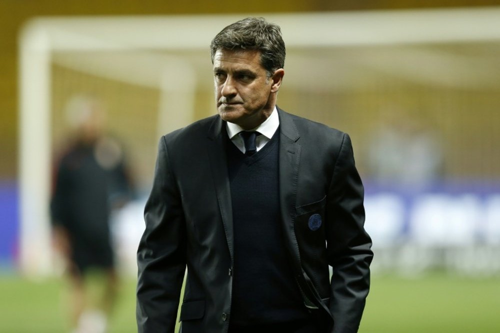 Míchel cree que el Málaga se ha quitado un peso de encima. AFP/Archivo