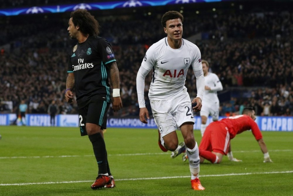 El Tottenham destrozó al Madrid. AFP