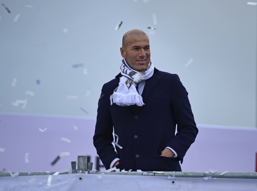 Zidane ha repetido lo que en su día consiguió Del Bosque con el equipo blanco. AFP
