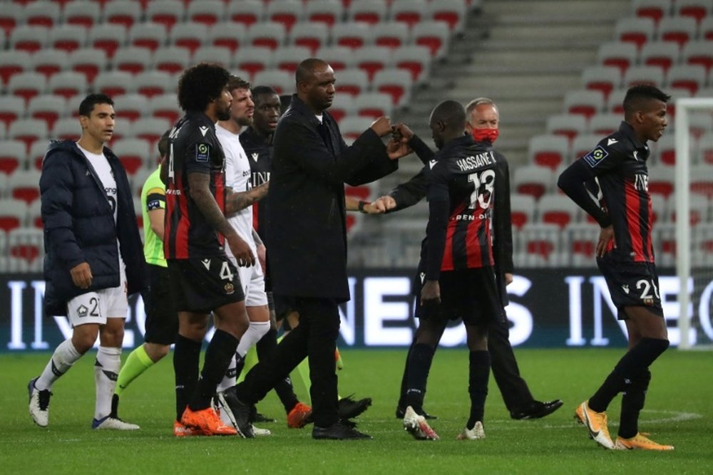 Les compos officielles du match de Ligue 1 entre Nice et Dijon. AFP