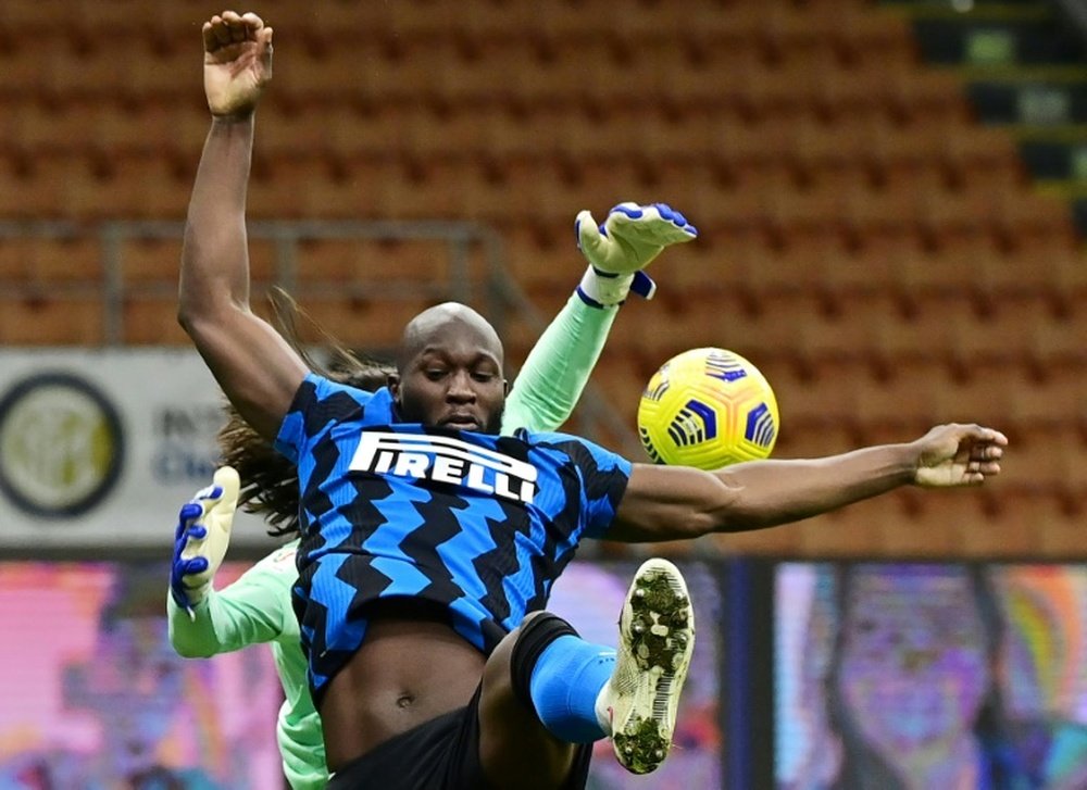 Lukaku se torna um objetivo do Manchester City. AFP