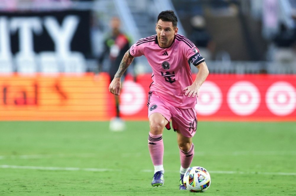 Messi avec l'Inter Miami. AFP