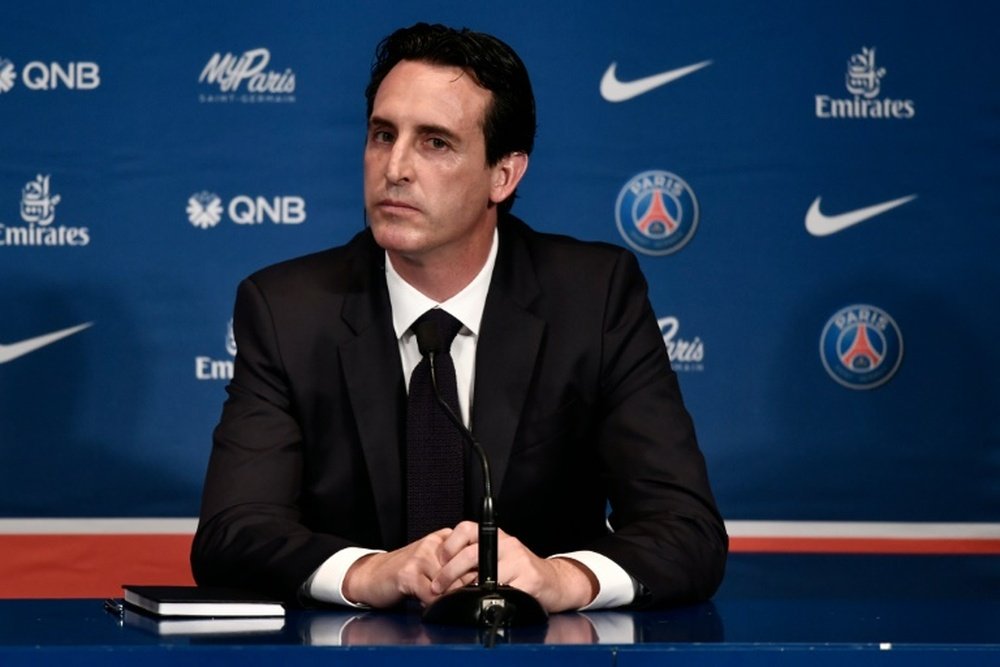 Emery is looking for a new striker. AFP