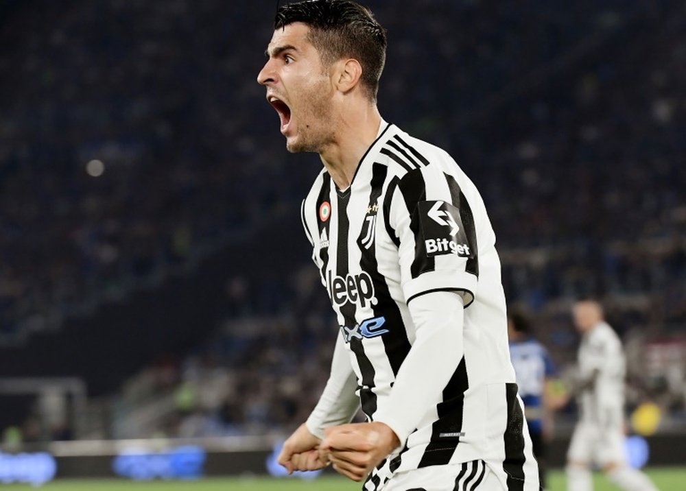 Morata diz adeus à Juventus e regressa a Madrid.AFP