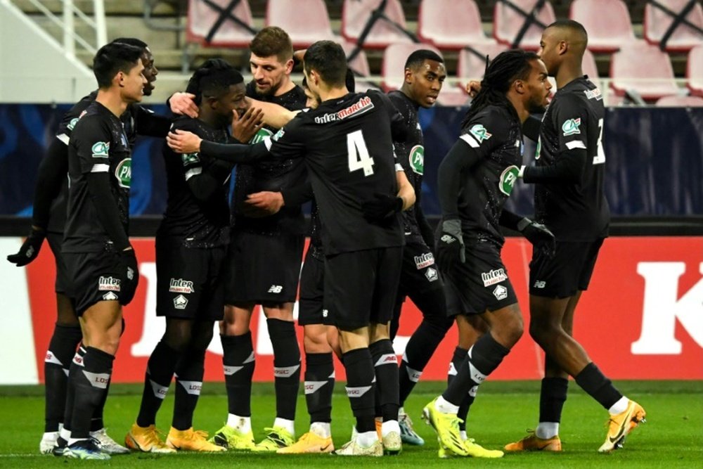 Les compos probables du match de Ligue Europa entre Lille et Ajax. afp