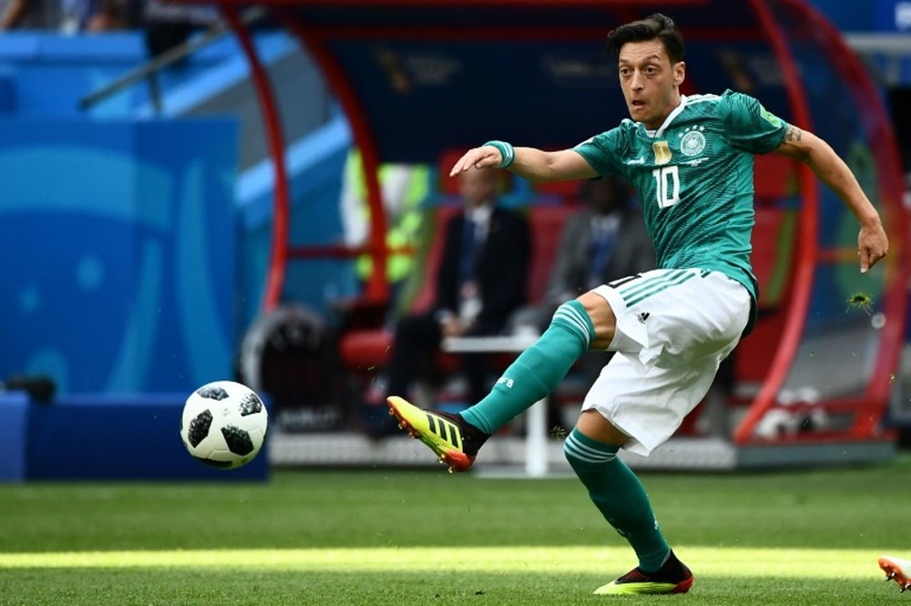 Mesut Ozil retired from international football in July. AFP