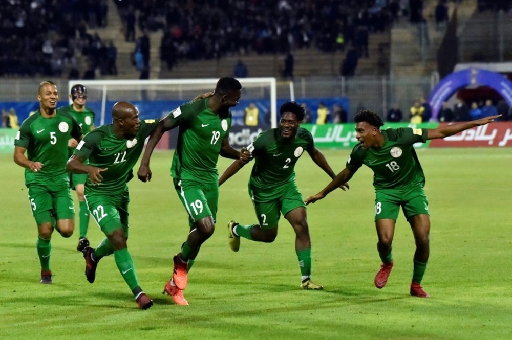 Nigeria empató a uno contra el Congo. AFP/Archivo