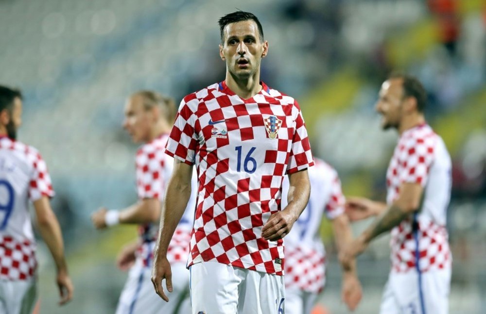 Kalinic was sent home early from World Cup duty. AFP
