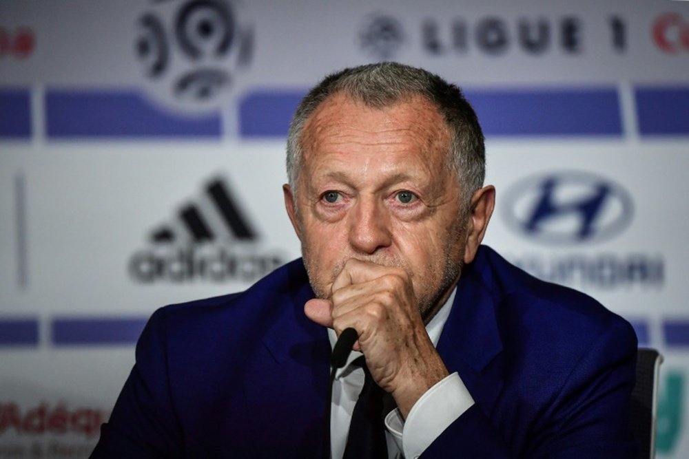 Aulas hits out at Ligue 1. AFP