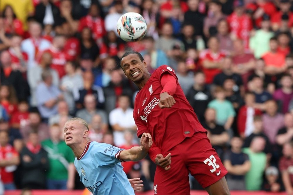 Matip suffered an injury in Liverpool's 4-3 win over Fulham. AFP