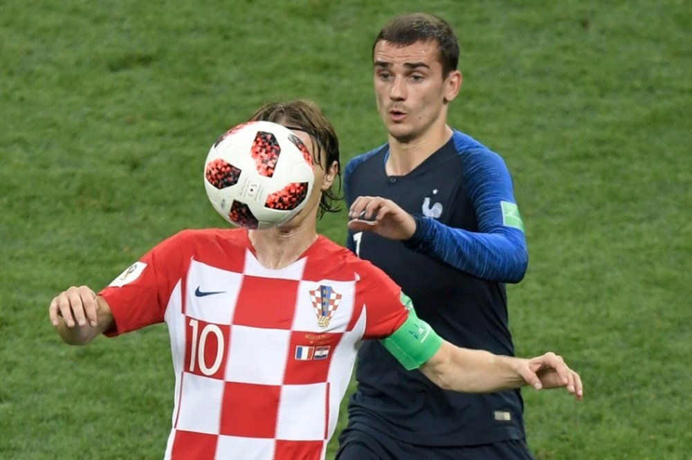 Croatie Luka Modric Antoine Griezmann. AFP