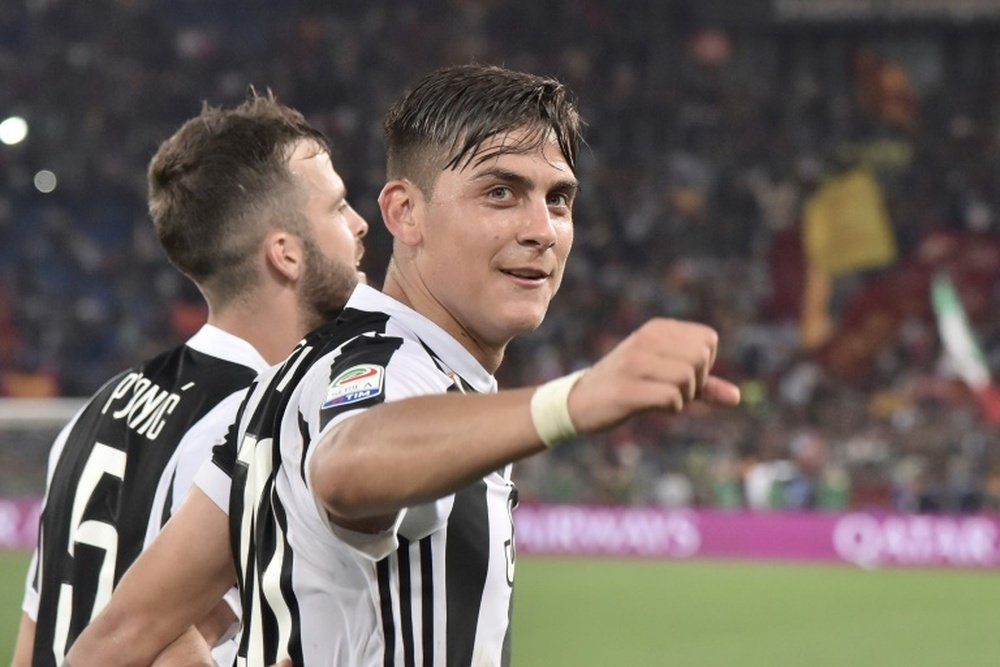 Allegri defendió a Dybala. AFP