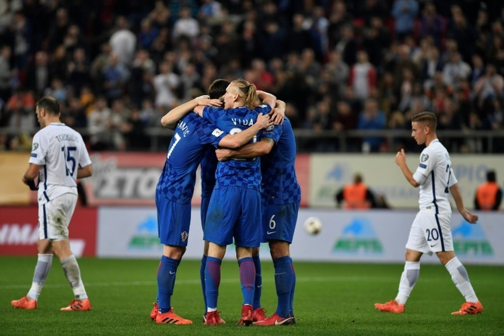 A Croácia jogará o Mundial'2018. AFP