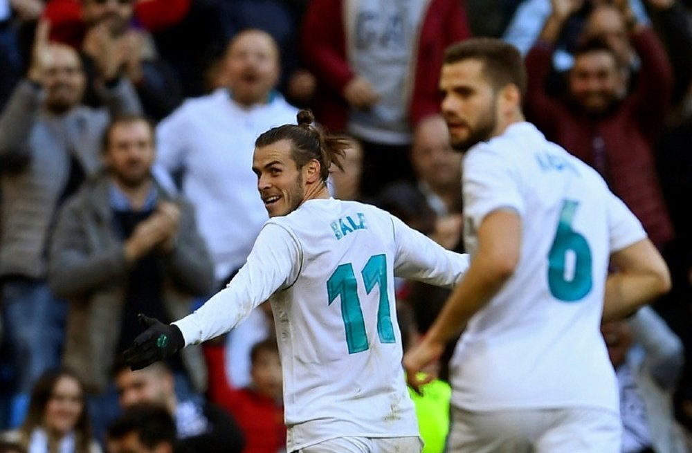 Bale anotó un doblete ante el Deportivo de La Coruña. AFP