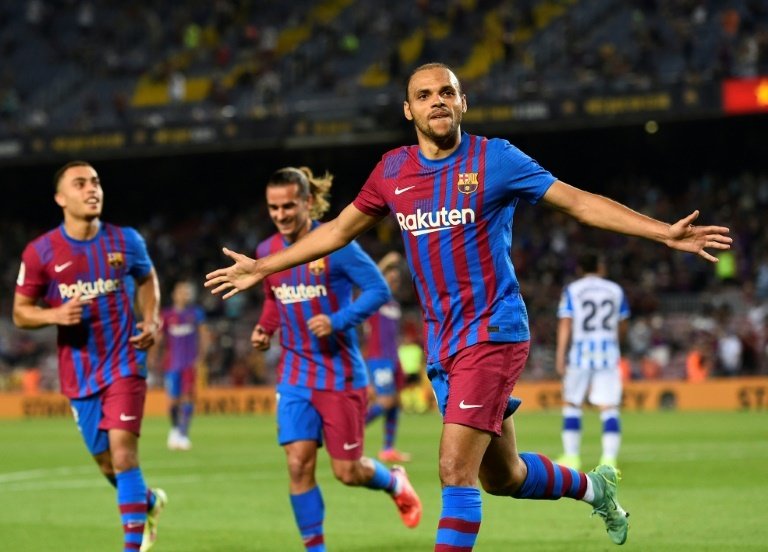 Braithwaite double helps Barca beat Sociedad in first game post-Messi