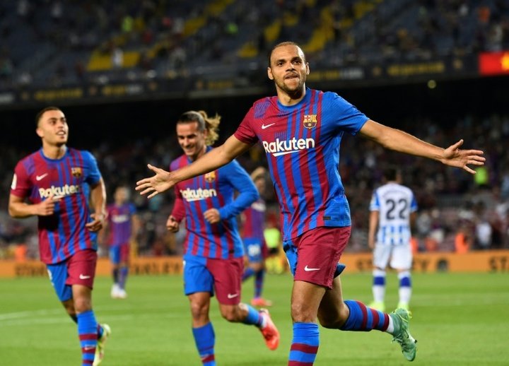 Braithwaite double helps Barca beat Sociedad in first game post-Messi