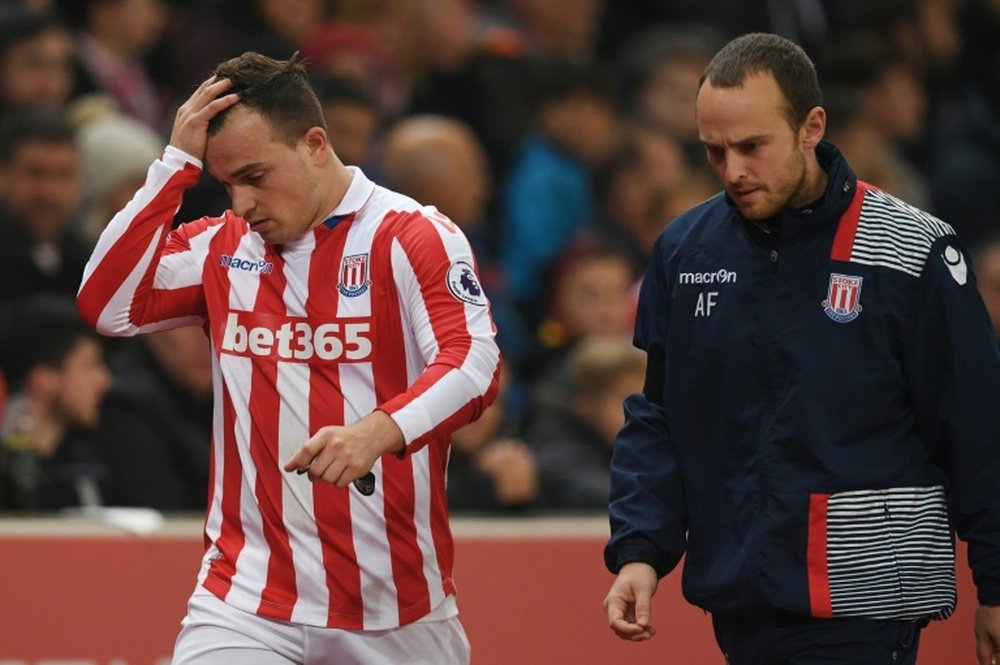 Adam laid into Shaqiri for failing to perform in the big moments. AFP