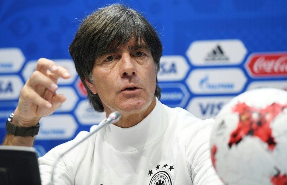 Joachim Low says he is proud of his Germany team. AFP