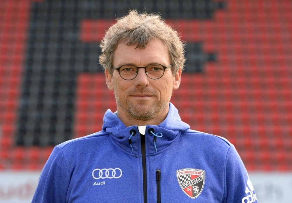 Michael Henke, alors entraîneur adjoint d'Ingolstadt, le 9 juillet 2015. AFP