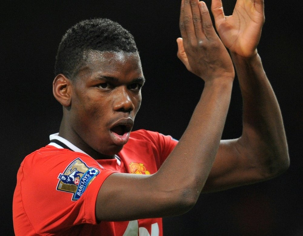 Pogba's move to Manchester United has been approved by Sir Alex Ferguson. AFP