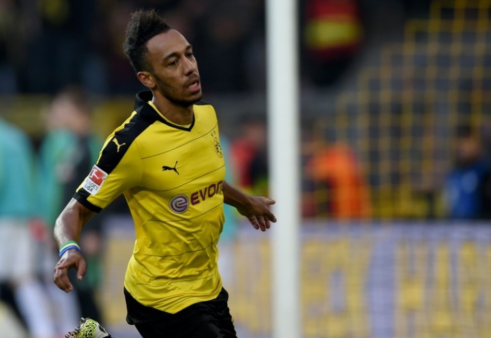 Inter Milan are supposedly interested in signing Aubameyang. AFP