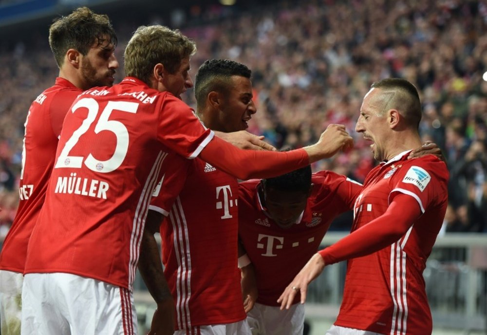 Bayern is one of the teams that plays tonight. AFP