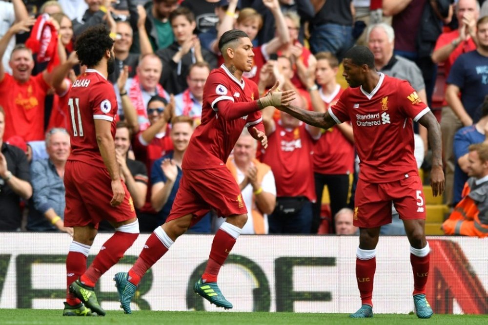 Firmino's missed penalty was a deciding moment in the game. AFP