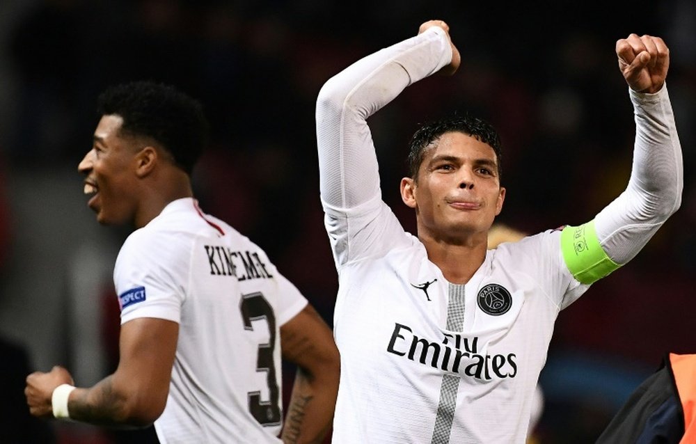 Thiago Silva, la clé pour la venue de Kimpembe. afp