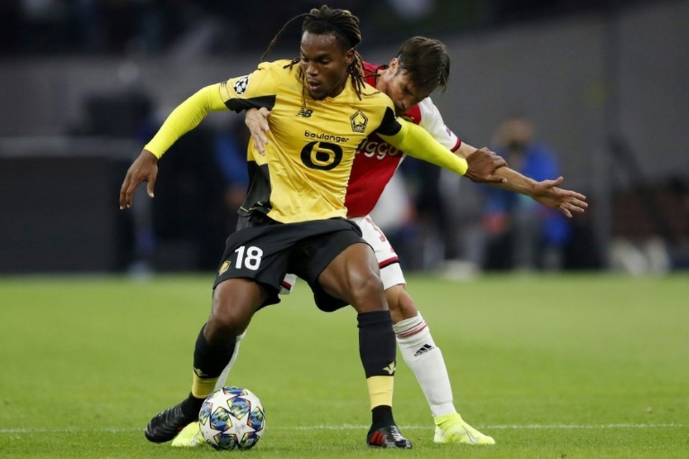 Renato Sanches heureux à Lille. afp