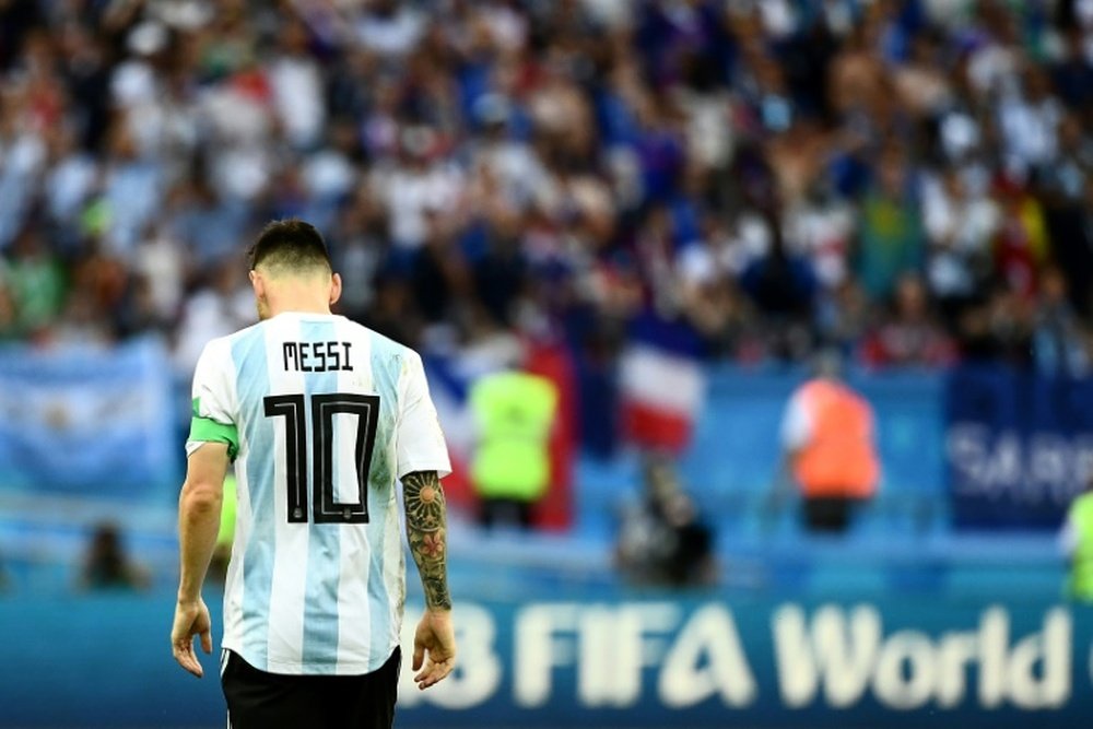 Messi n'a pas brillé en Europe. AFP