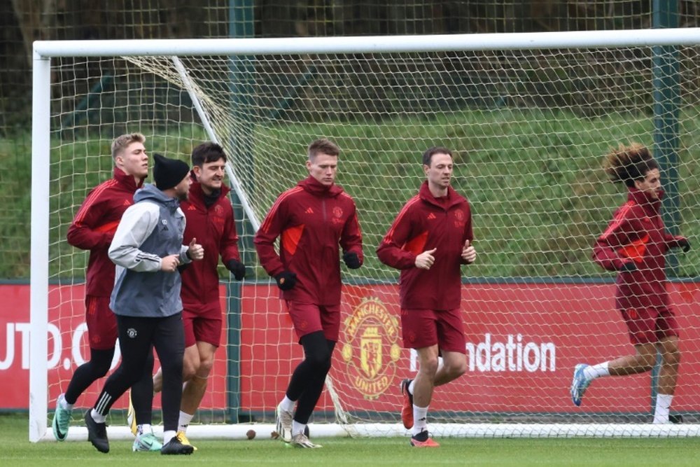 Man Utd will face the rest of the season with the current squad. AFP
