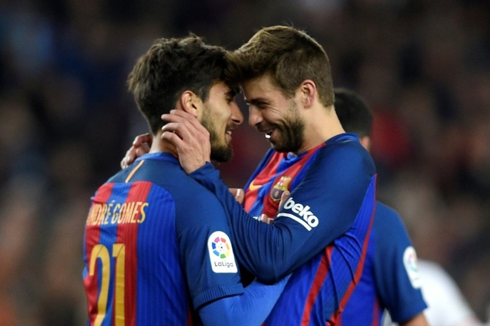 O Barcelona rejeita proposta por André Gomes. AFP